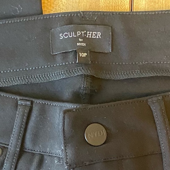 NYJD Sculpt Her Trouser Pants Marilyn Straight Black NWT - Picture 4 of 11